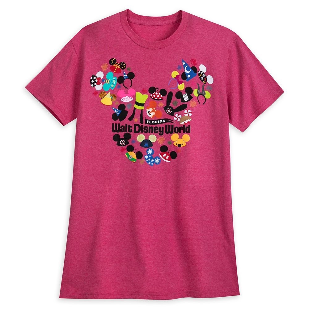 NEW DISNEYWORLD EAR HAT COLLAGE T-SHIRT
